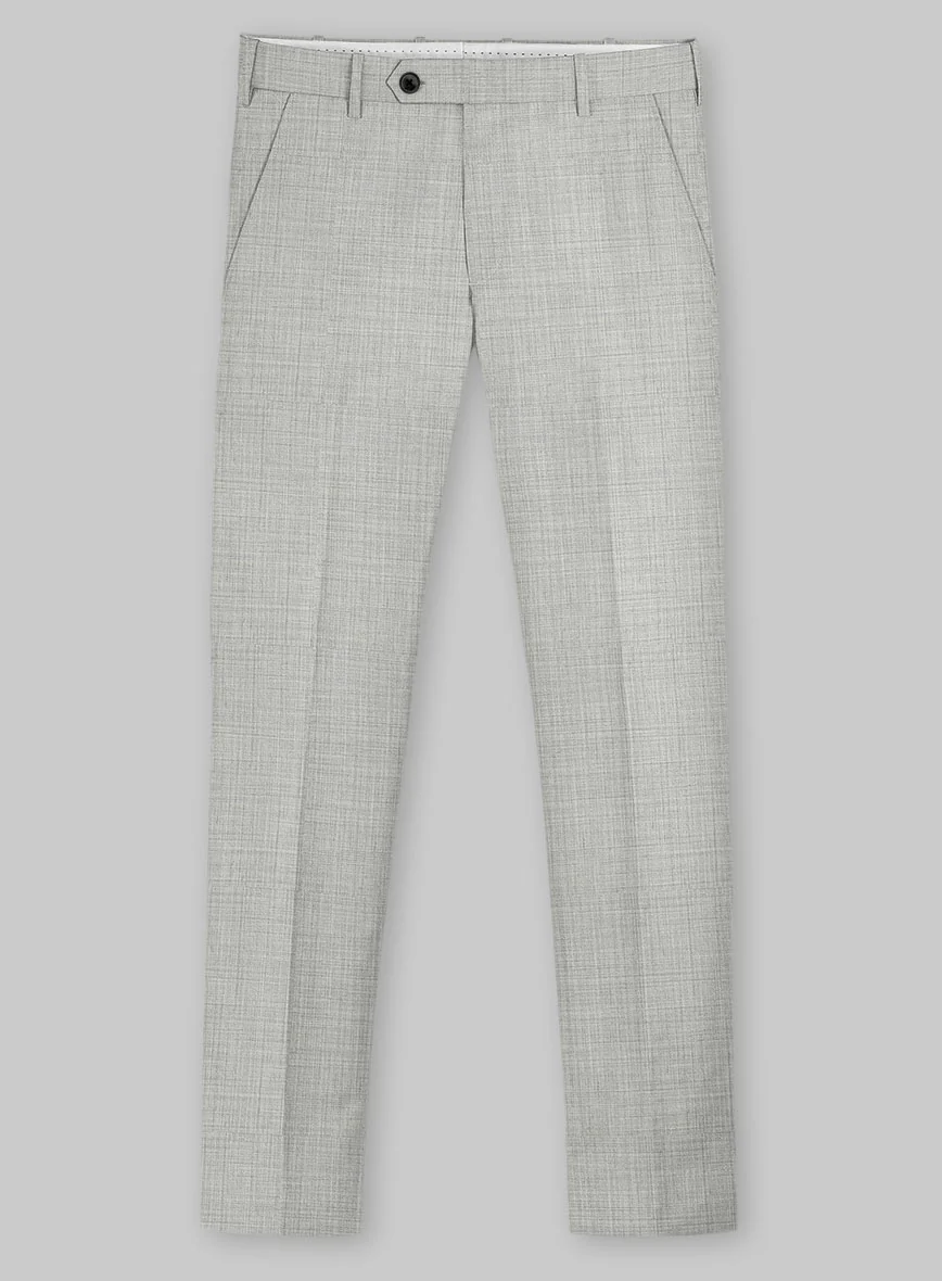Cloud Gray Wool Pants - Image 2