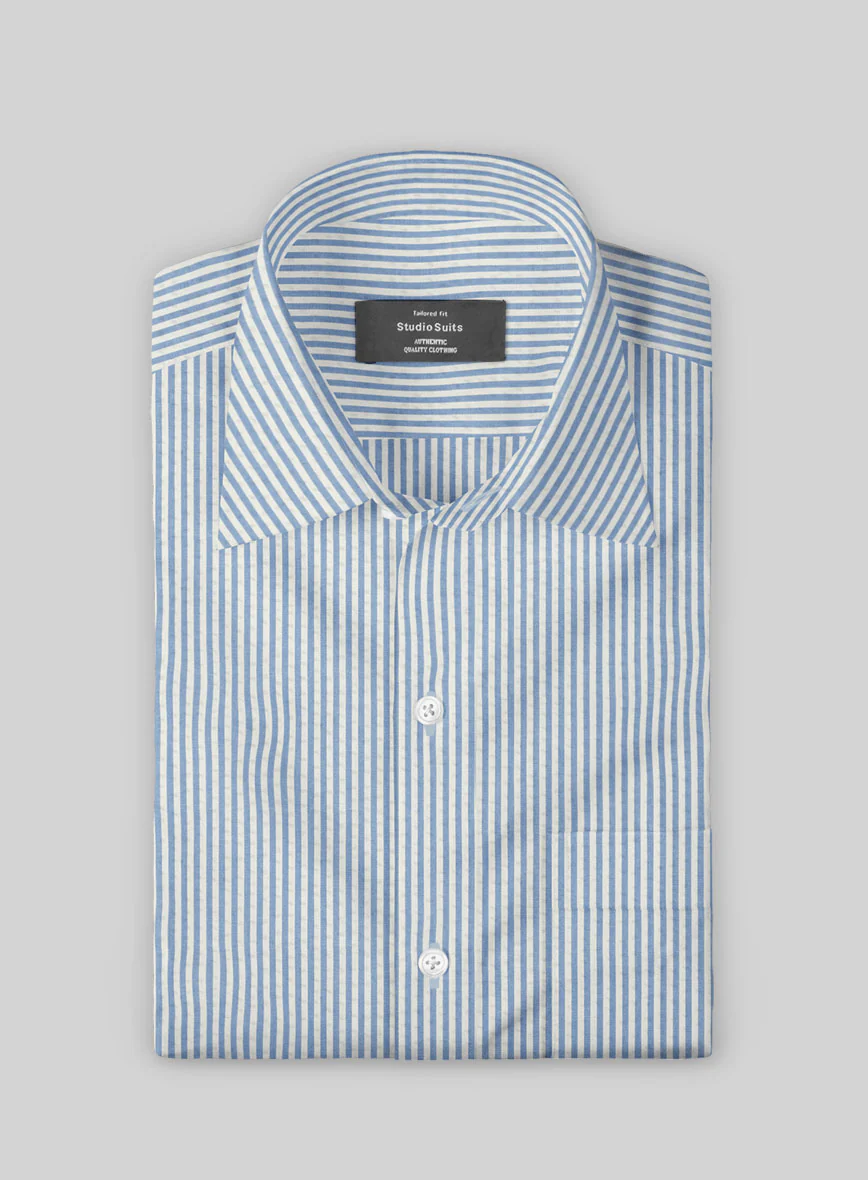Cloudrift Seersucker Cotton Shirt - Image 2
