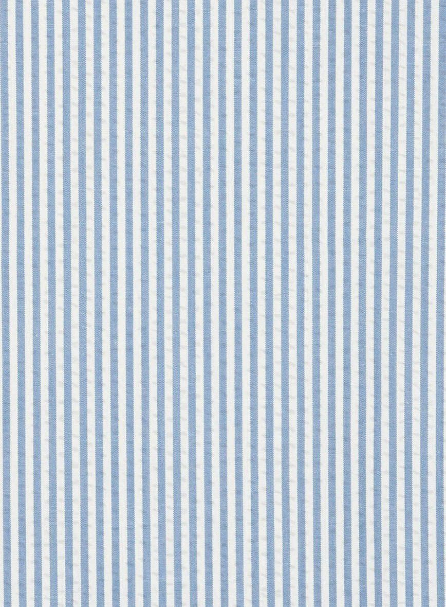 Cloudrift Seersucker Cotton Shirt - Image 5