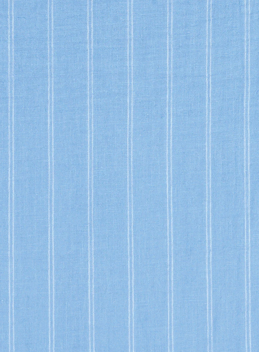 Coastal Sky Cotton Shirt - Image 5