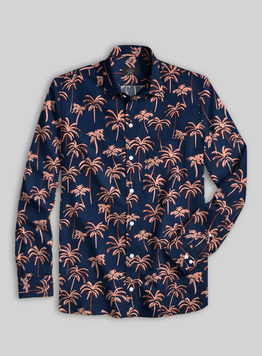 Coconut Dusk Cotton Lycra Shirt - Image 3