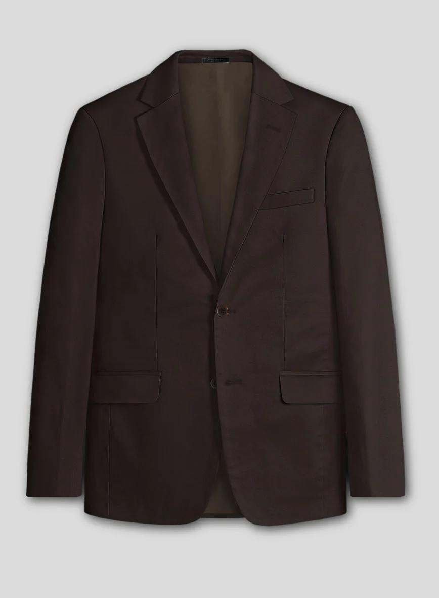 Coffee Brown Chino Suit - Image 2