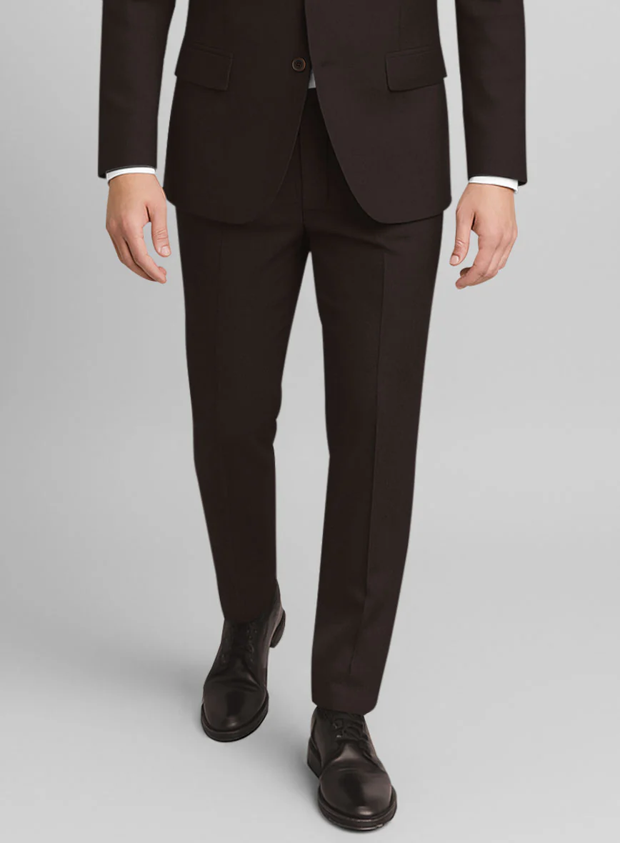 Coffee Brown Chino Suit - Image 5