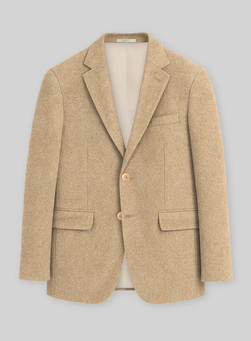 Colombo Beige Cashmere Jacket - Image 2