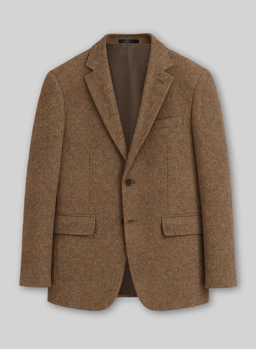 Colombo Brown Cashmere Jacket - Image 2