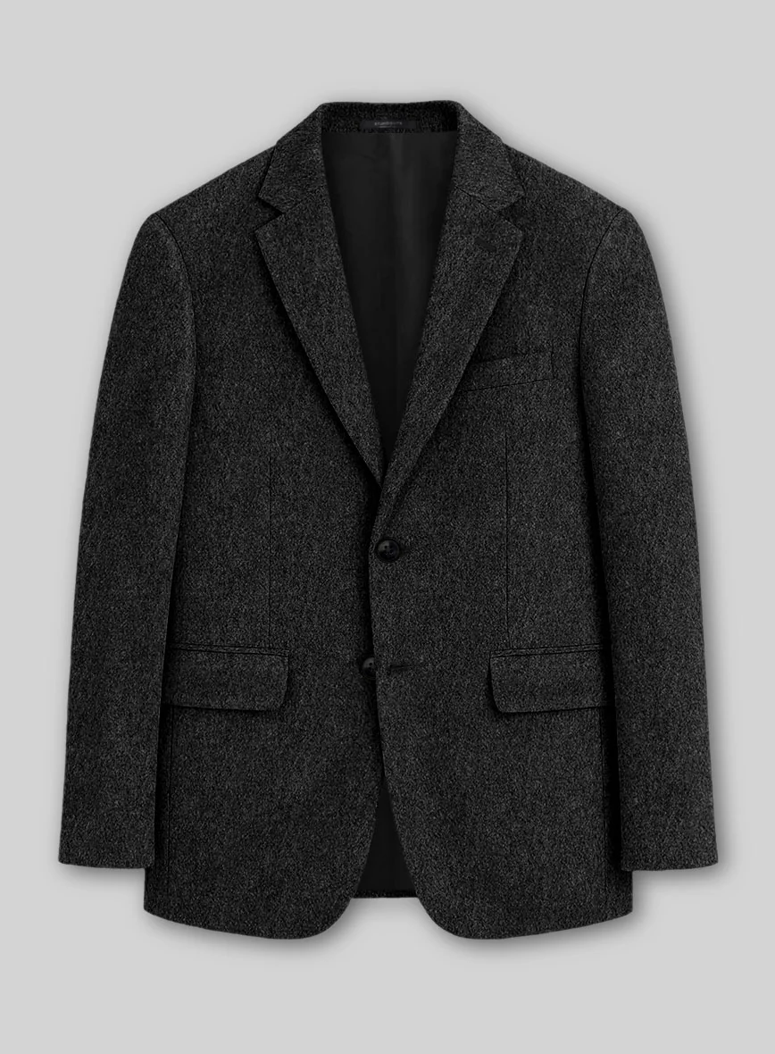 Colombo Charcoal Cashmere Jacket - Image 2