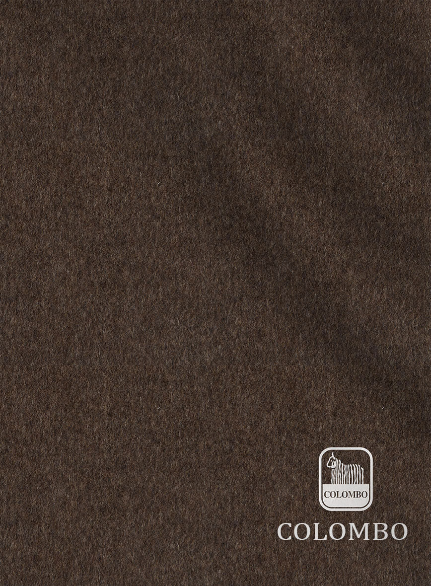 Colombo Dark Brown Cashmere Jacket - Image 3