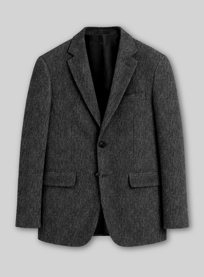 Colombo Dark Gray Cashmere Jacket - Image 2