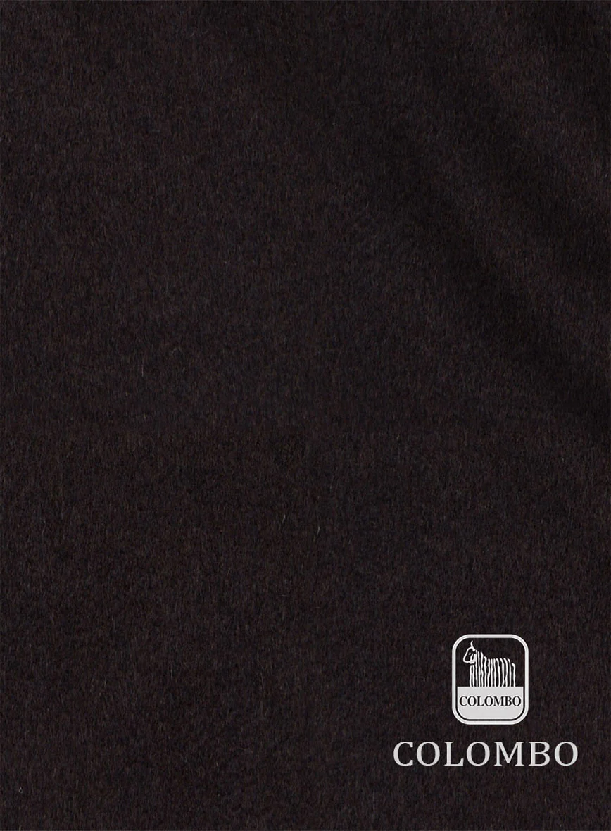 Colombo Deep Brown Cashmere Jacket - Image 3