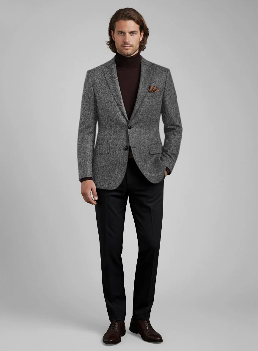 Colombo Gray Cashmere Jacket - Image 3