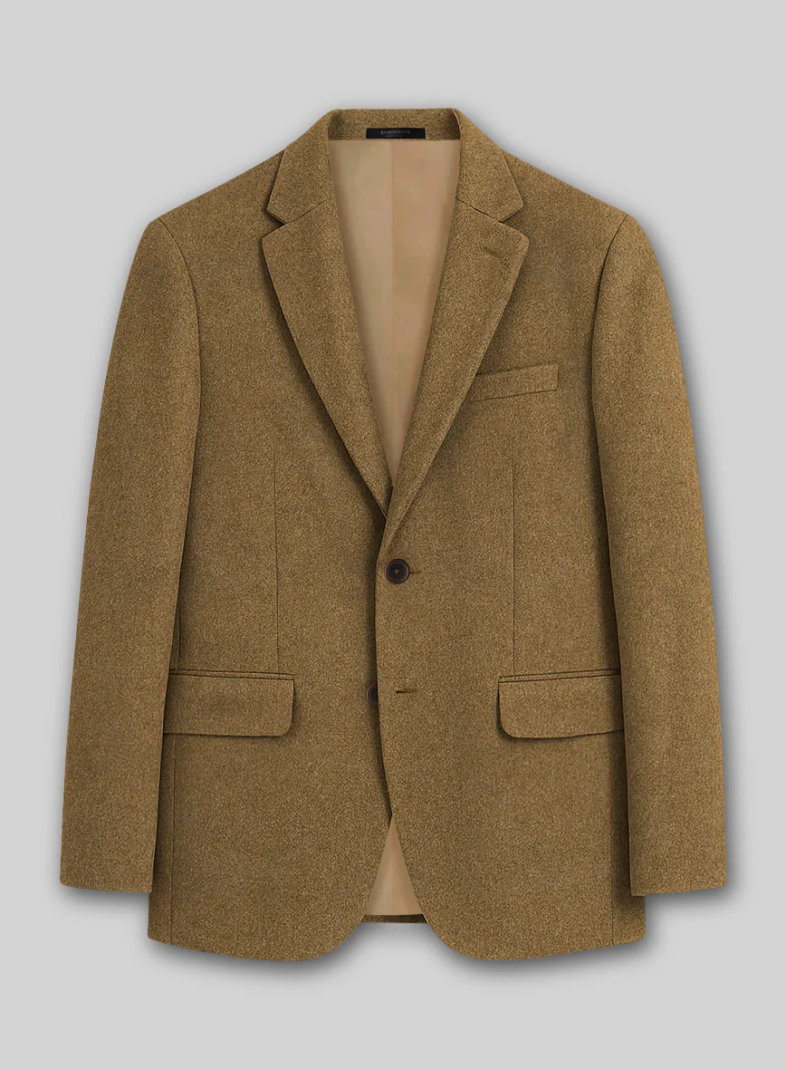 Colombo Khaki Cashmere Jacket - Image 2