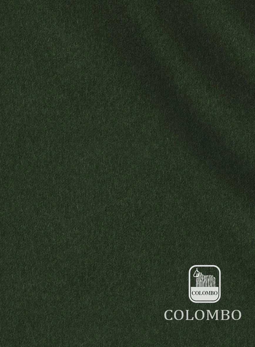 Colombo Olive Green Cashmere Jacket - Image 3