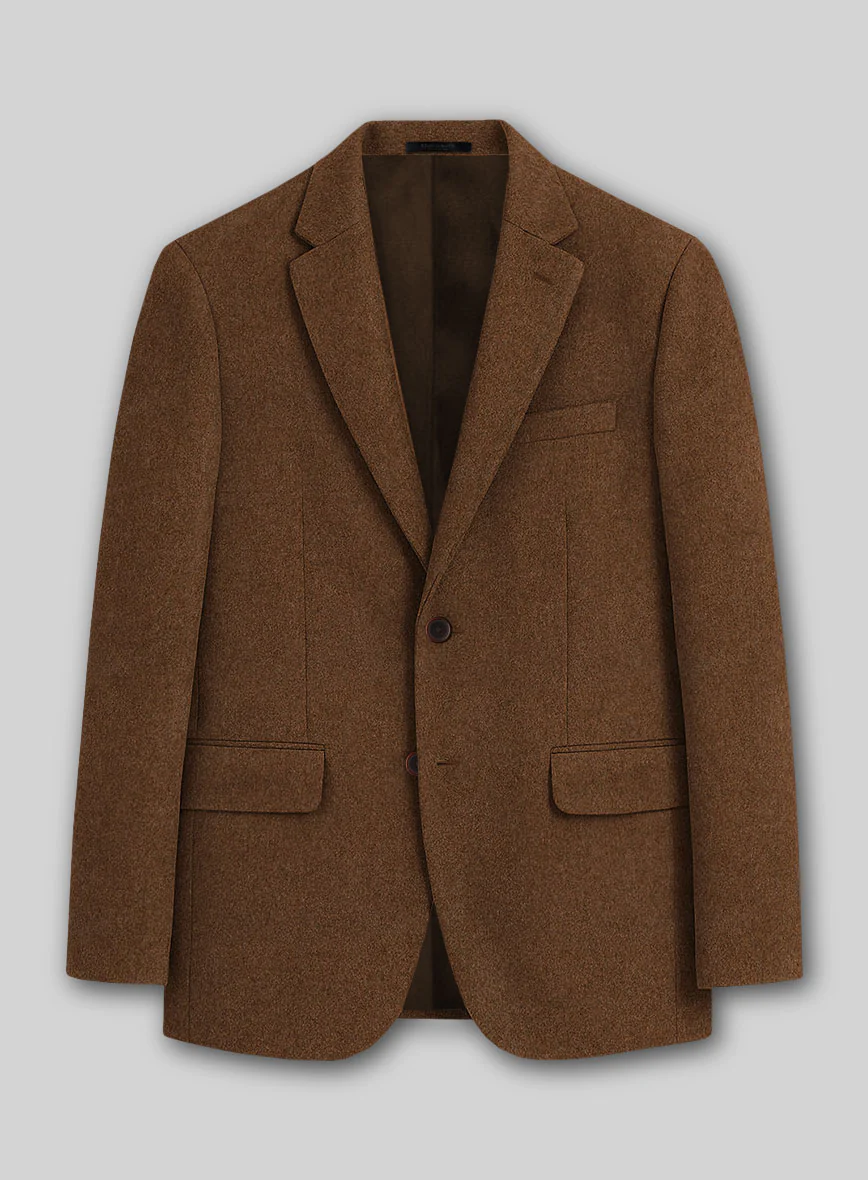 Colombo Royal Brown Cashmere Jacket - Image 2