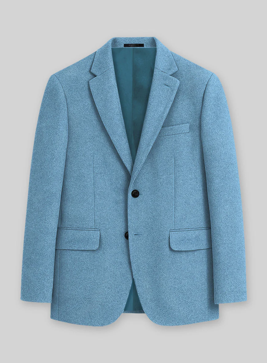 Colombo Sky Blue Cashmere Jacket - Image 2