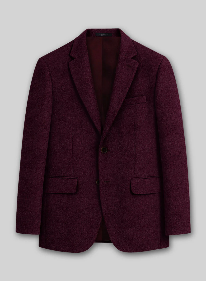Colombo Wine Cashmere Jacket - Image 2