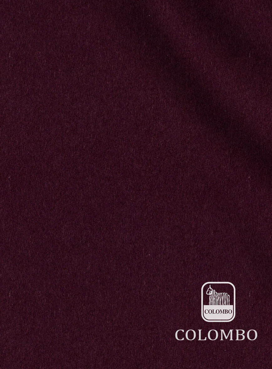 Colombo Wine Cashmere Jacket - Image 3