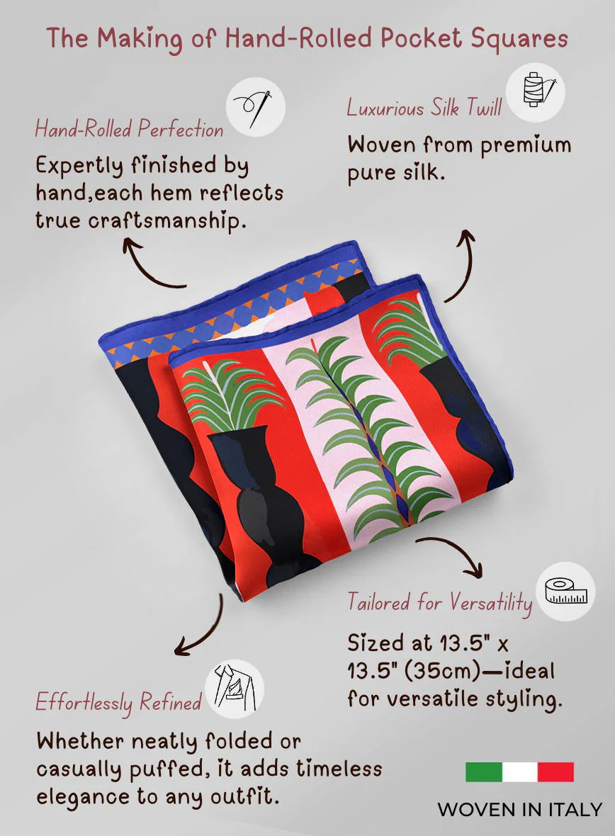 Colonnade Silk Pocket Square - Image 5