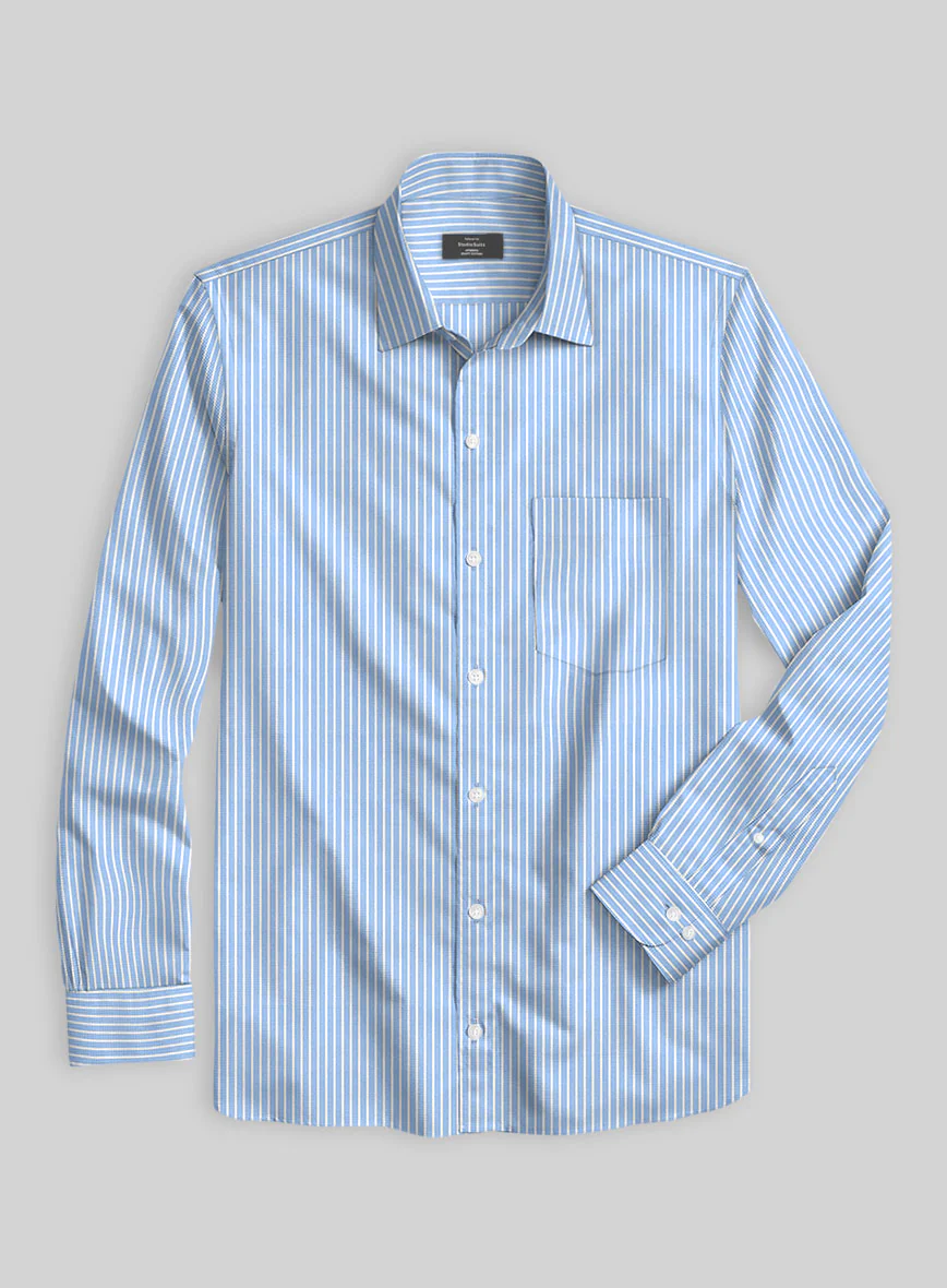 Cornell Stripe Cotton Shirt - Image 2