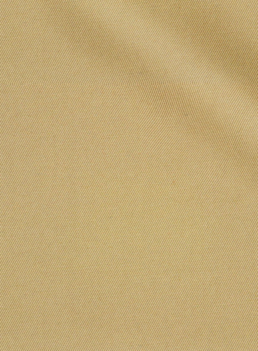 Cotton Drill Khaki Stretch Pants - Image 3