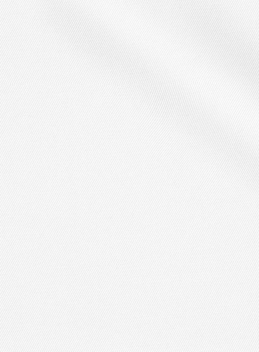 Cotton Drill White Stretch Suit - Image 6