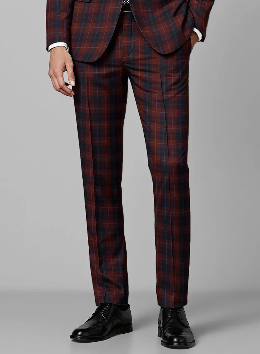 Crimson Carol Check Suit - Image 6
