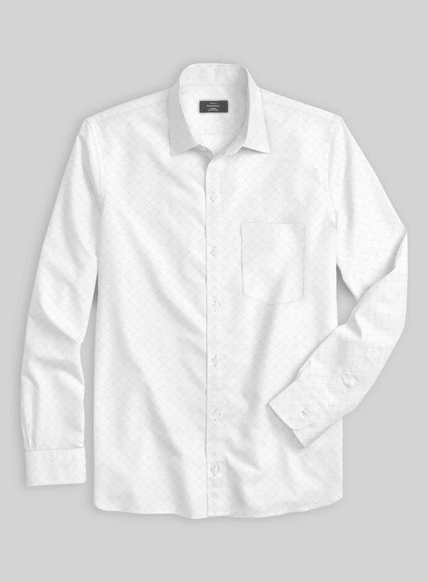 Crissdot White Cotton Shirt - Image 3