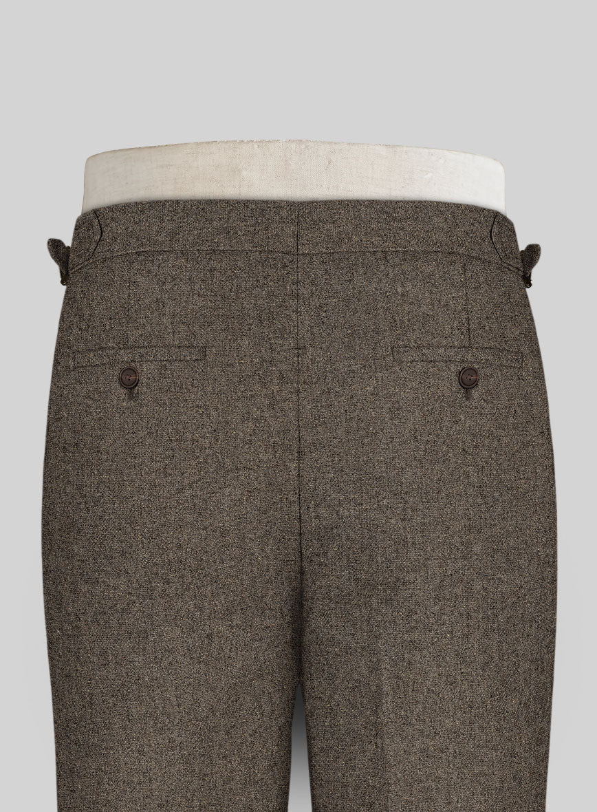 Dapper Brown Tweed Highland Trousers - Image 4