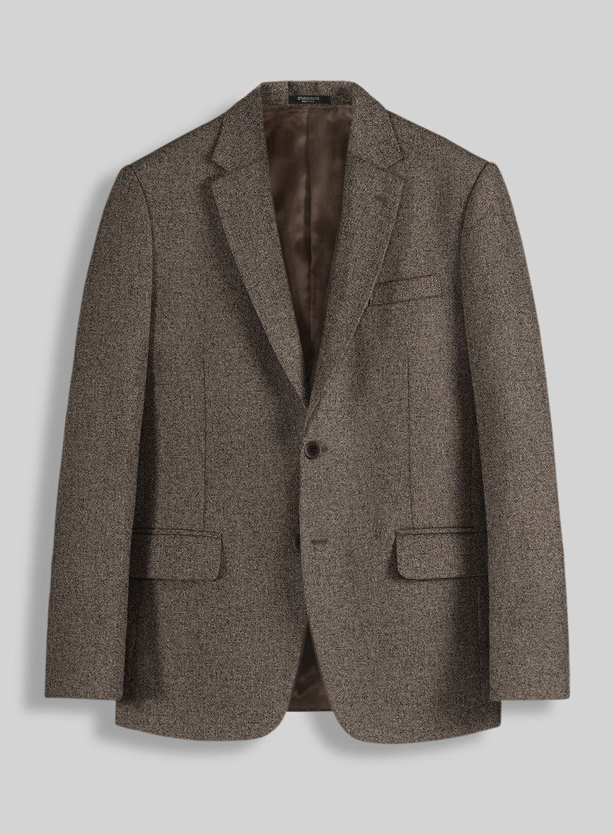 Dapper Brown Tweed Suit - Image 4