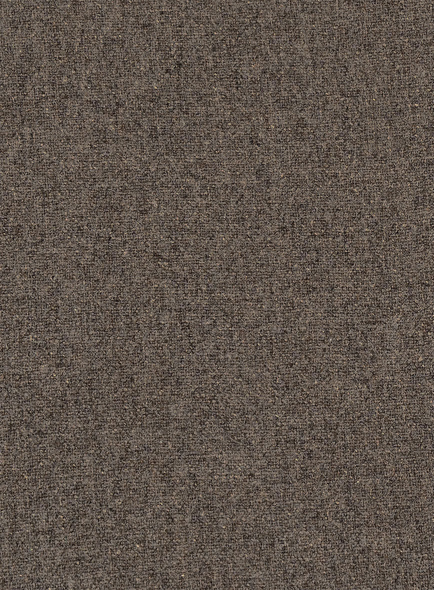 Dapper Brown Tweed Double Breasted Suit - Image 4