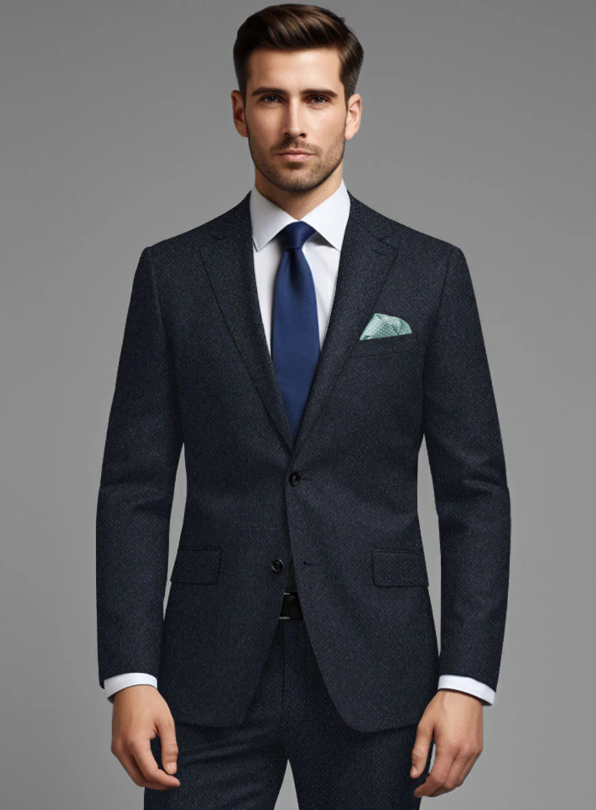Dark Blue Cashmere Jacket - Image 2