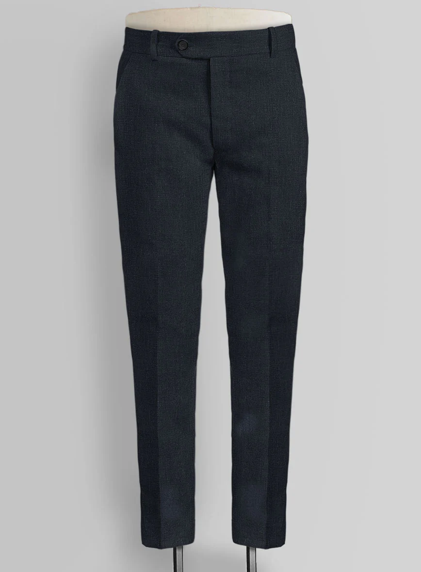 Dark Blue Linen Suit - Image 8