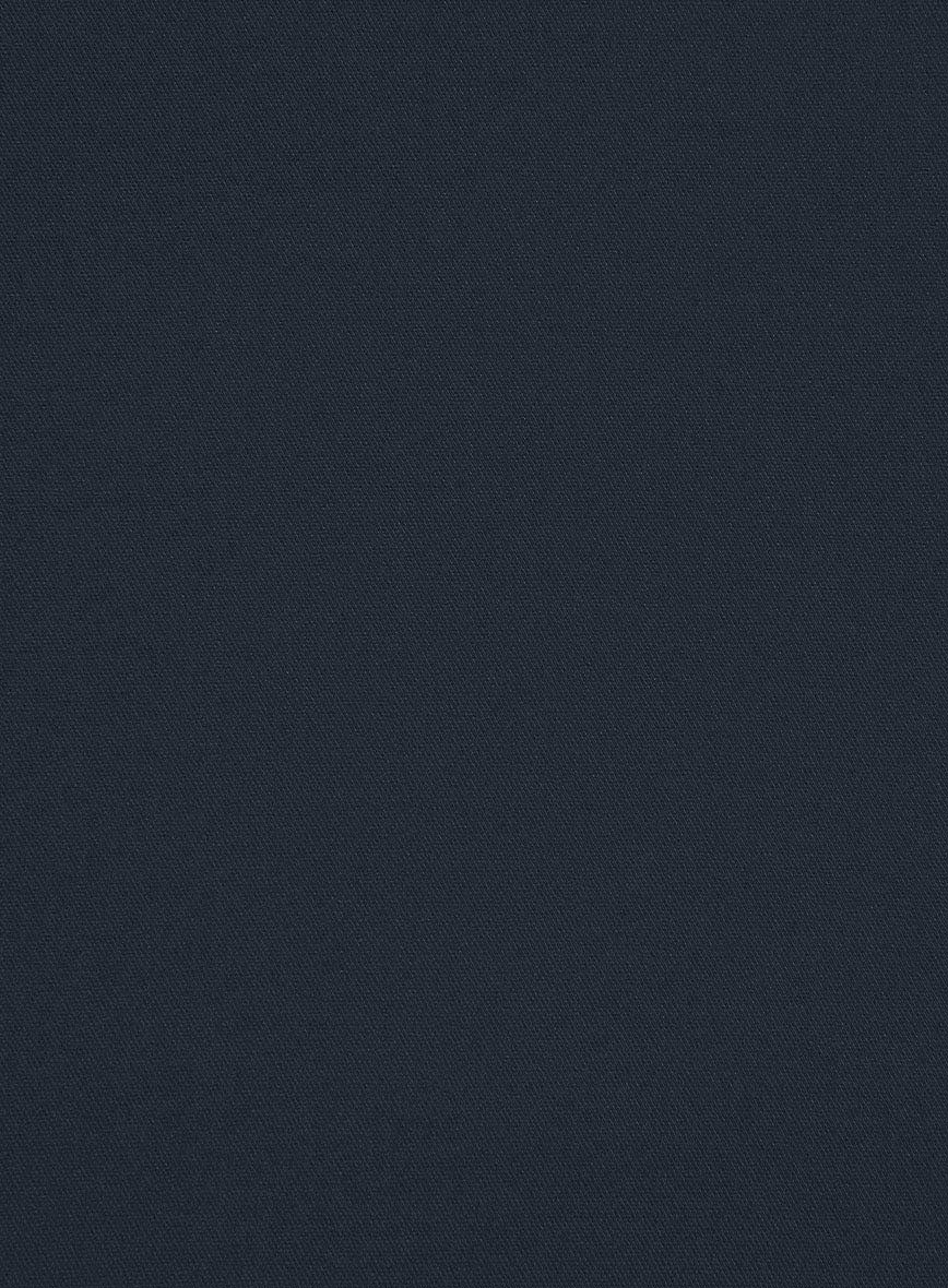 Dark Blue Stretch Chino Suit - Image 6