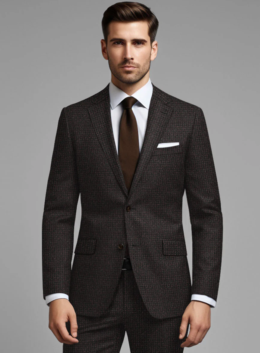 Dark Brown Cashmere Jacket - Image 2