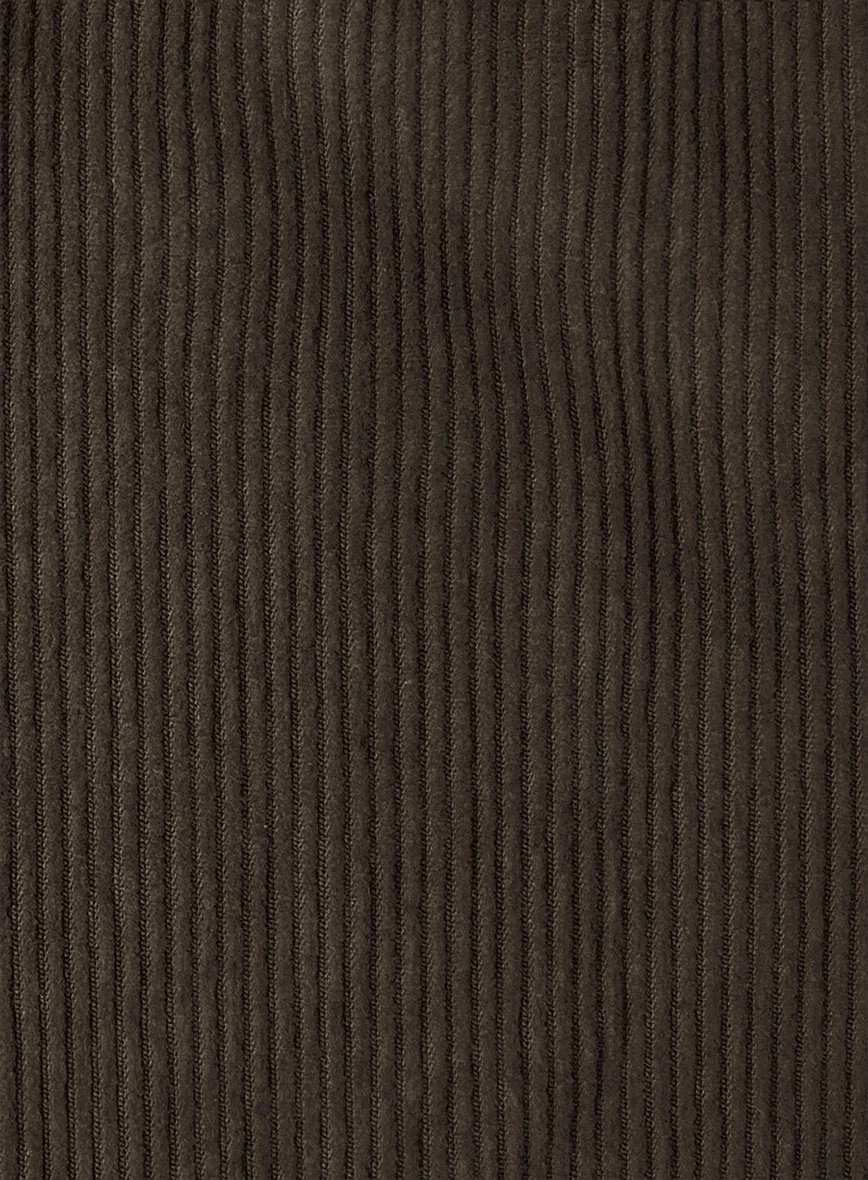 Dark Brown Corduroy Shirt - Image 5