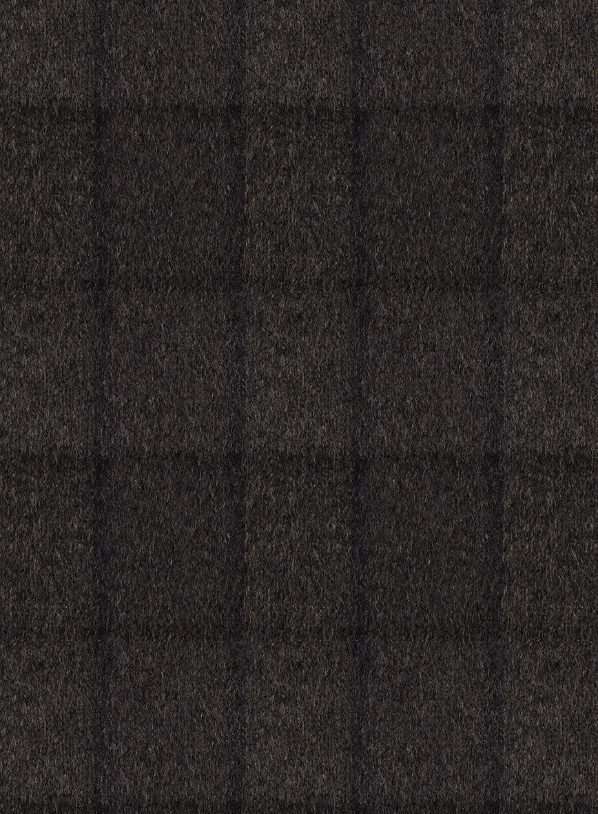 Dark Brown Gerardo Cashmere Jacket - Image 3