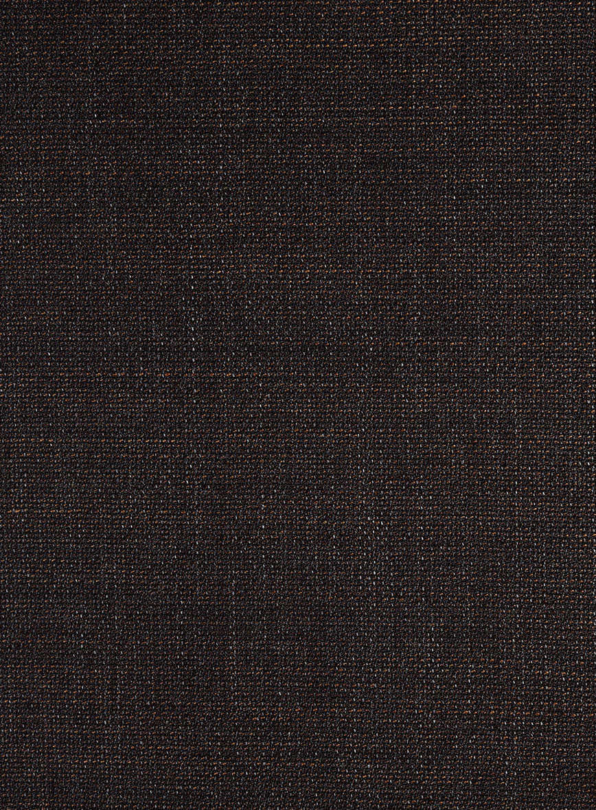 Dark Brown Hopsack Jacket - Image 3