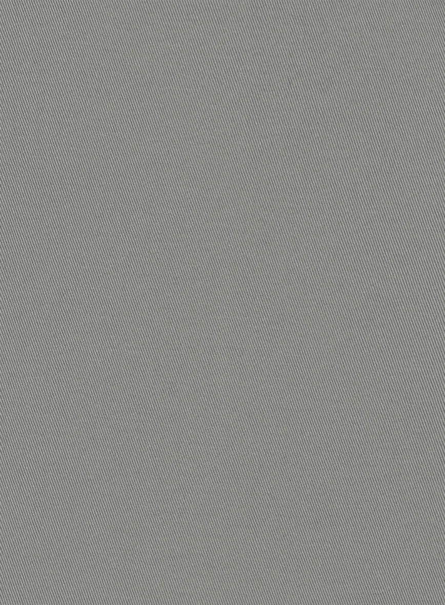 Washed Dark Gray Stretch Chino Pants - Image 4