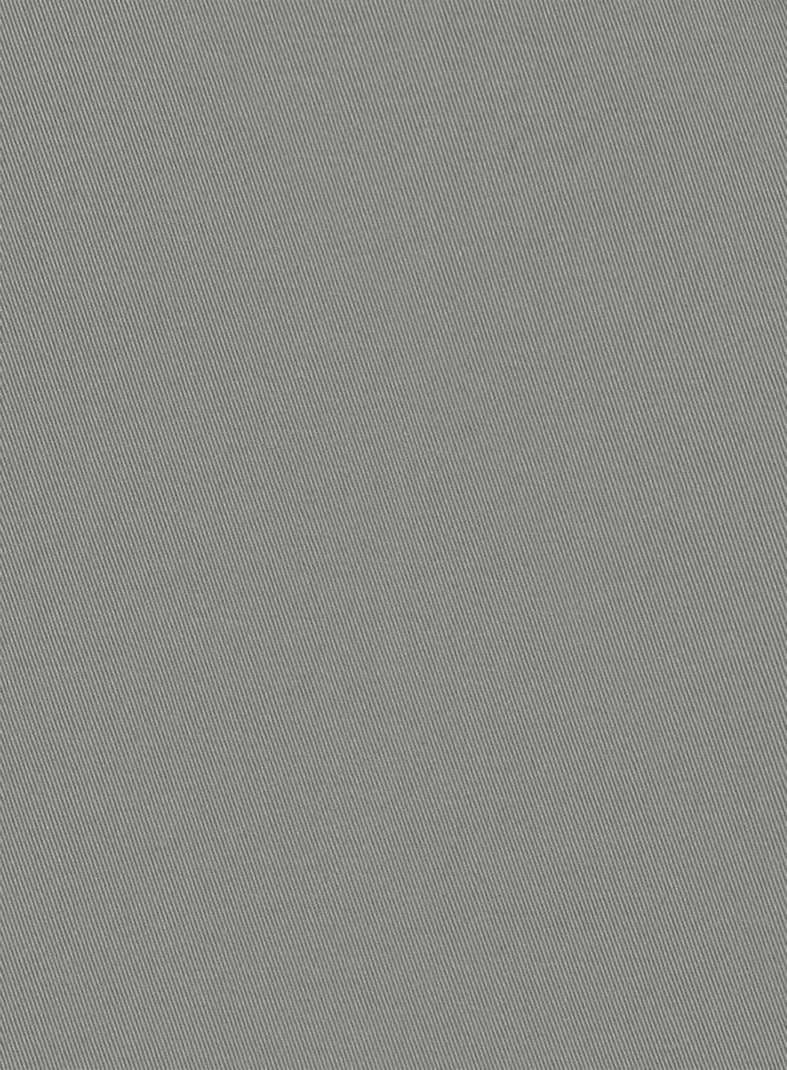 Dark Gray Stretch Chino Shorts - Image 4