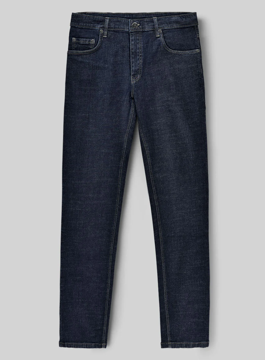 Dark Indigo Stretch Denim Jeans - Image 2