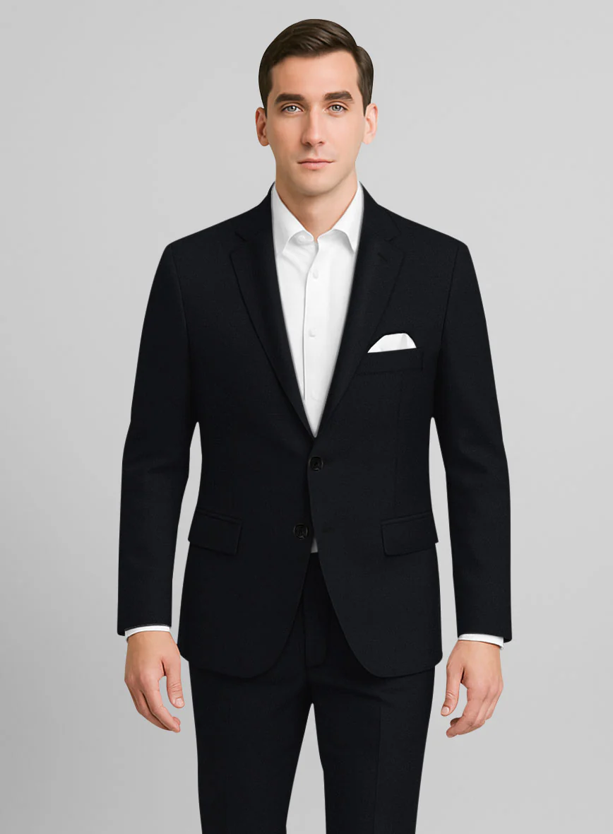Dark Navy Blue Chino Suit - Image 3