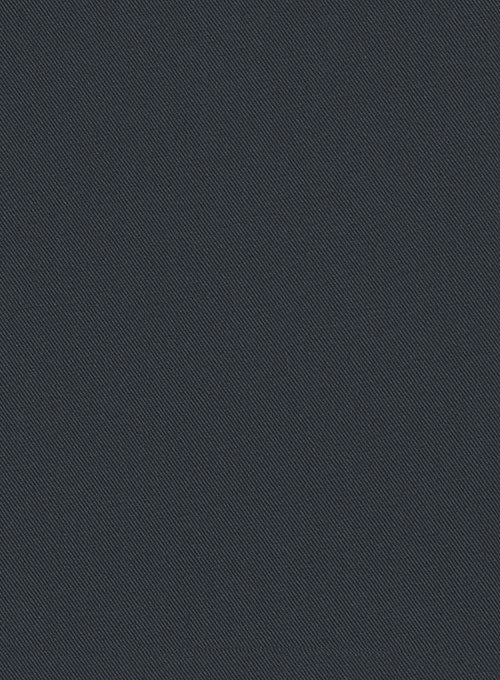 Washed Dark Navy Blue Chinos - Image 4