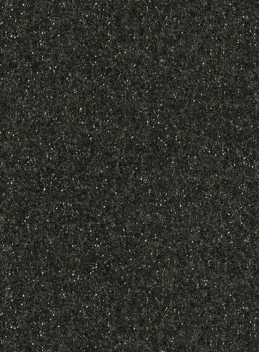 Dark Olive Flecks Donegal Tweed Jacket - Image 4