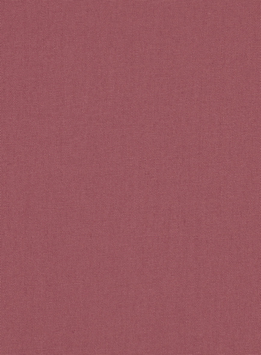 Dark Rose Stretch Poplene Shirt - Image 4