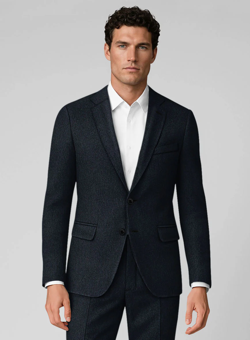 Dark Violet Heavy Tweed Suit - Image 4