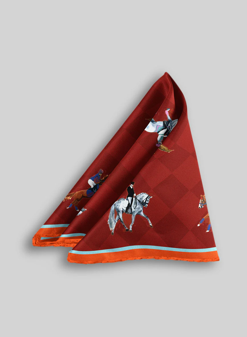Derby Royale Silk Pocket Square - Image 2