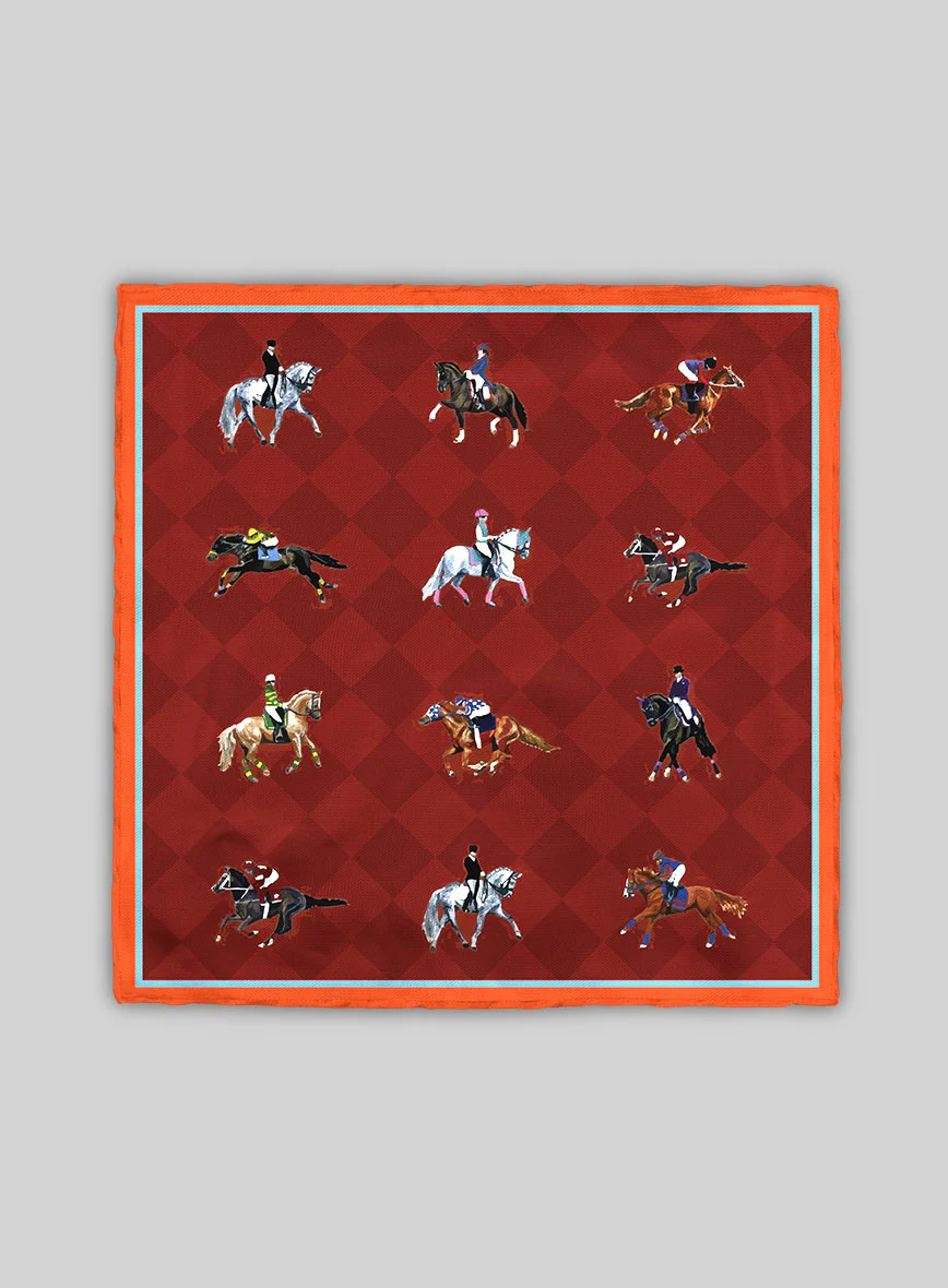Derby Royale Silk Pocket Square - Image 3
