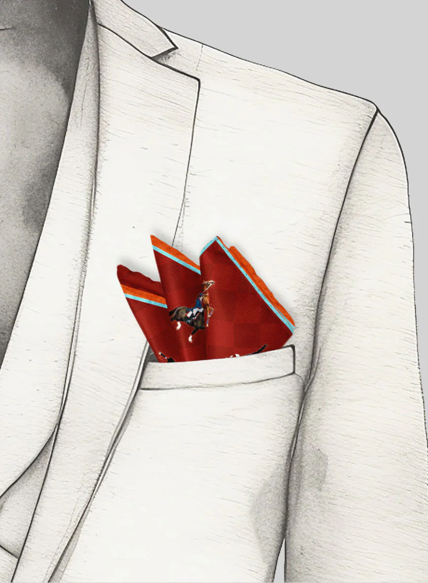 Derby Royale Silk Pocket Square - Image 4