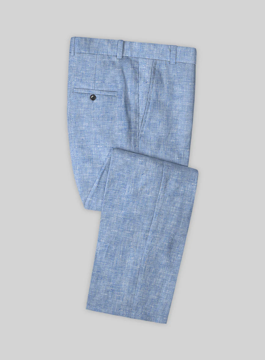 Desert Blue Linen Pants - Image 2
