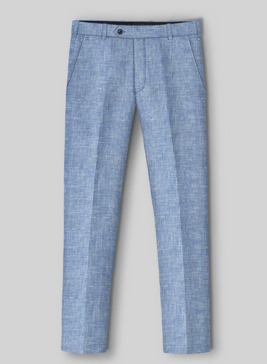 Desert Blue Linen Suit - Image 7