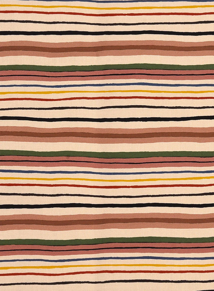 Desert Caravan Stripe Cotton Shirt - Image 4